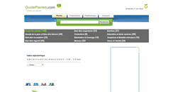 Desktop Screenshot of guideplantes.com